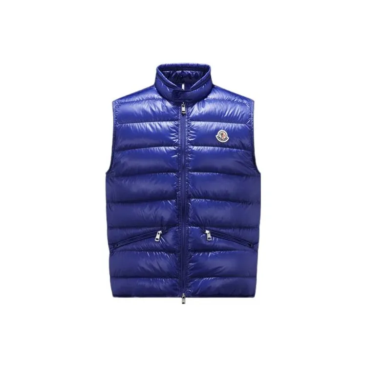 Moncler Gui Series Vests Men Blue-0