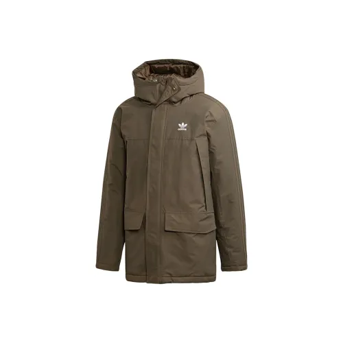 Adidas Originals Puffer Jackets Men Branch Umber