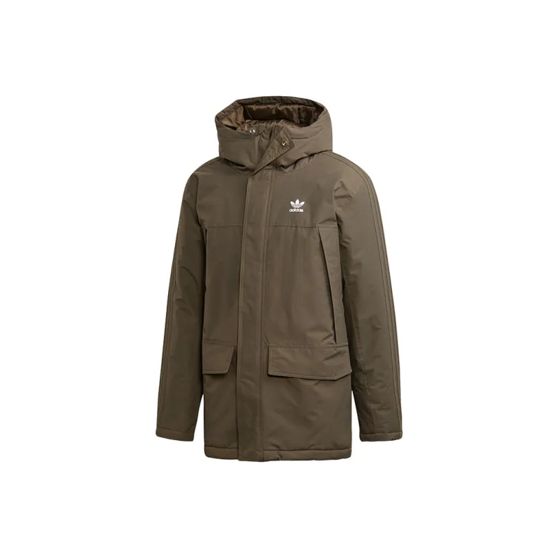 Adidas Originals Puffer Jackets Men Branch Umber-0