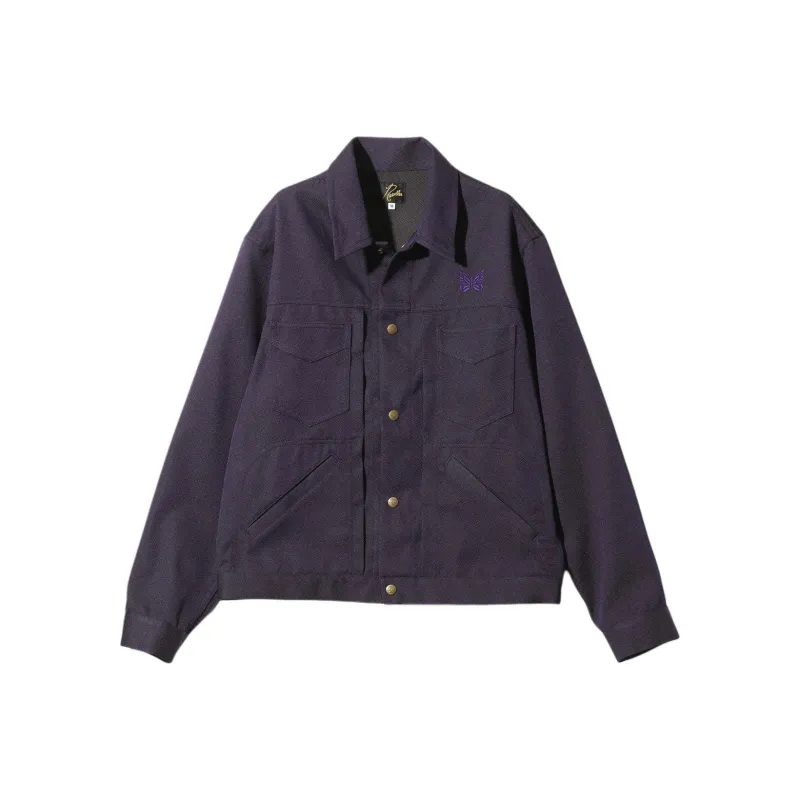 Needles SS24 Jacket Unisex Purple-0