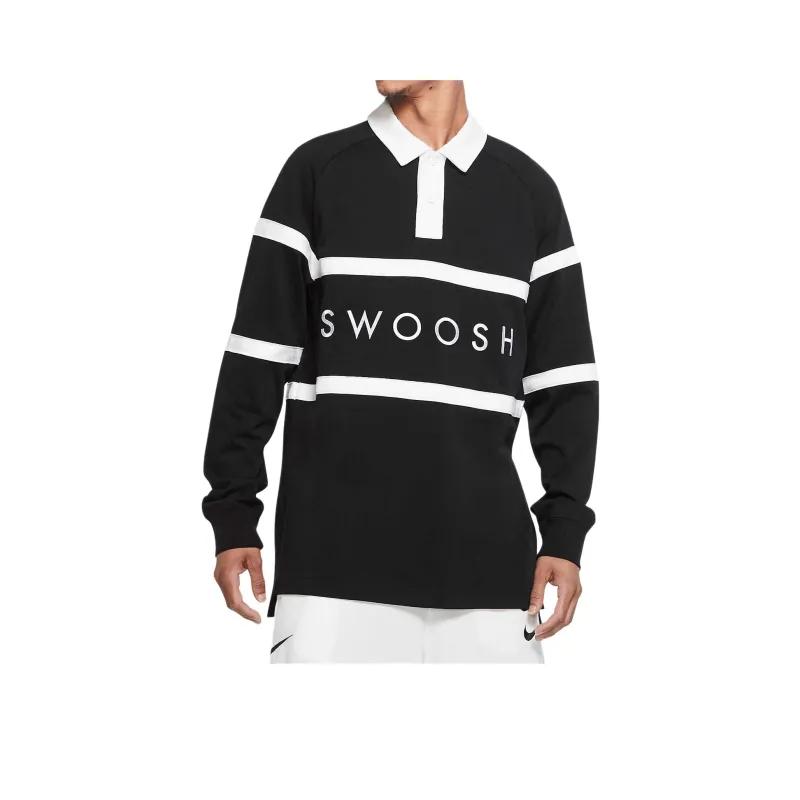 Nike Swoosh Sweatshirt Men's Black/White-0