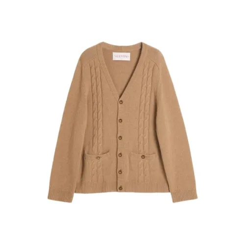 Valentino Button Up V Neck Cardigan