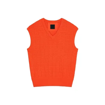 Givenchy Vests Men Orange Red