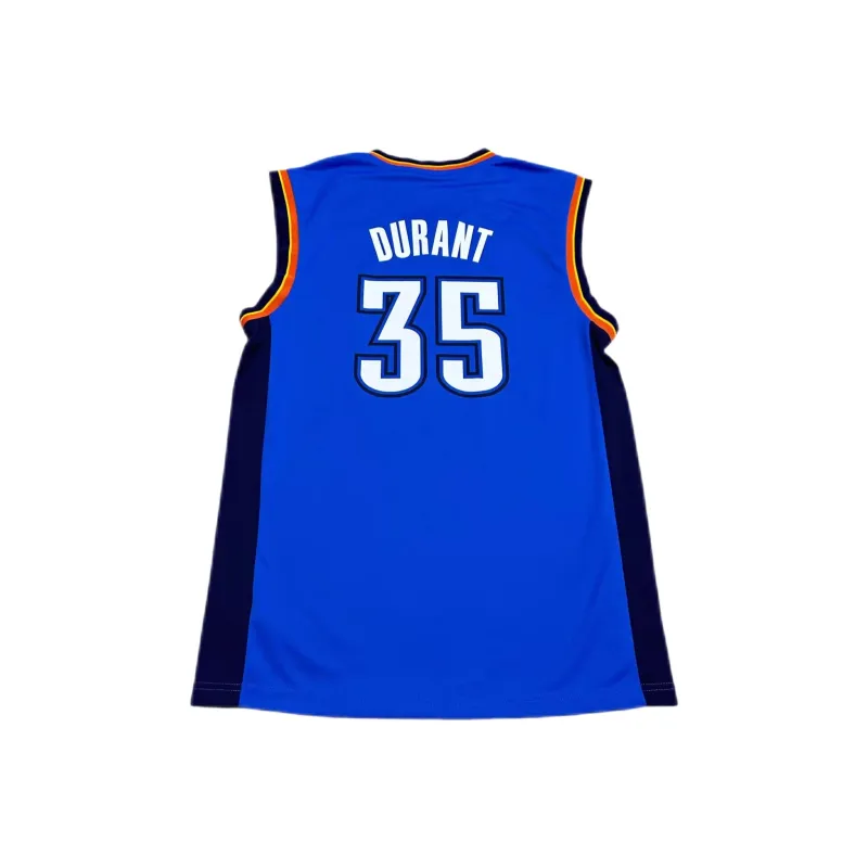 Adidas x NBA Oklahoma Thunder KD Basketball Jersey Unisex Blue-1