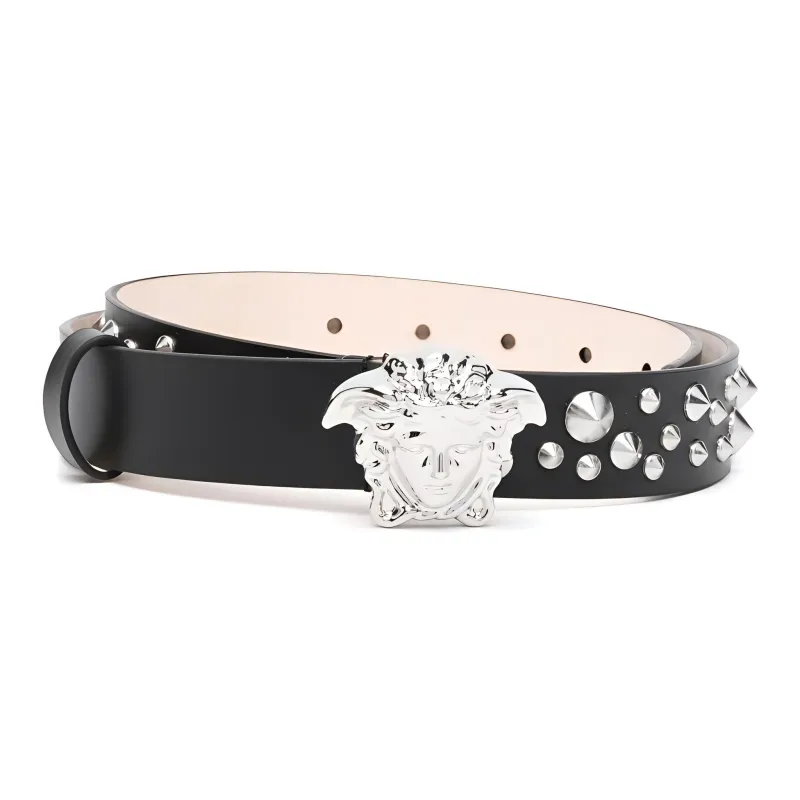 VERSACE Medusa Studded Belt-0
