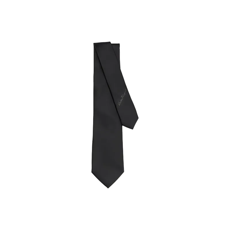 Ferragamo Logo print Silk Tie-0
