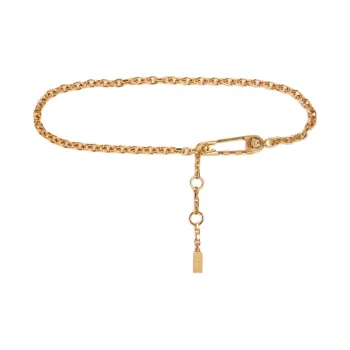 FANSIZHE Metal Waist Chains Women's Gold Width 1CM
