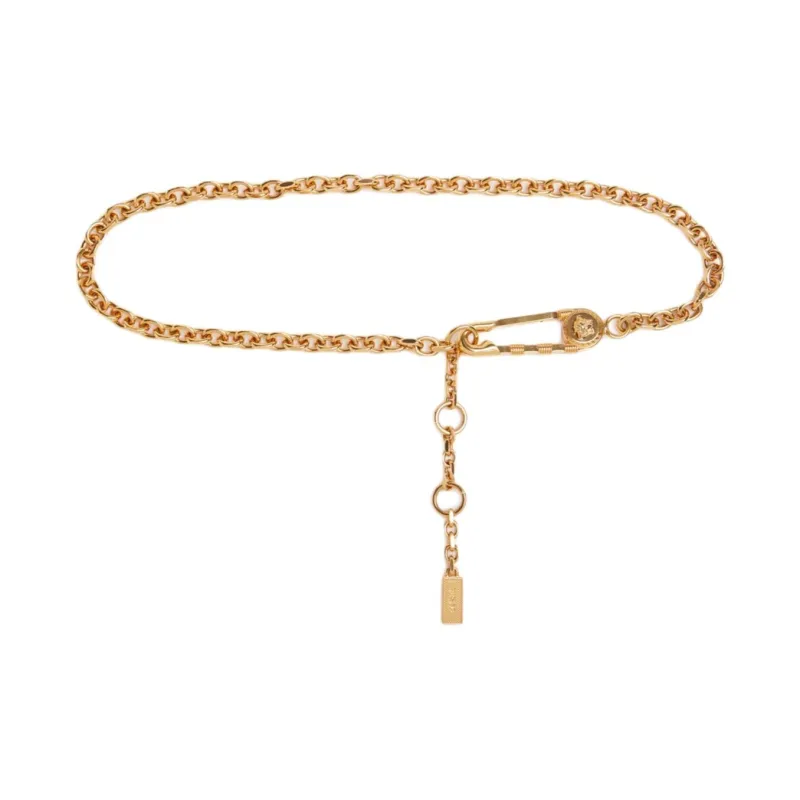 FANSIZHE Metal Waist Chains Women's Gold Width 1CM-0