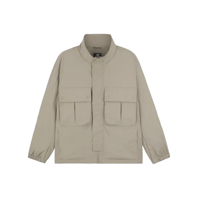 New Balance Jackets & Coats Men's Khaki-0