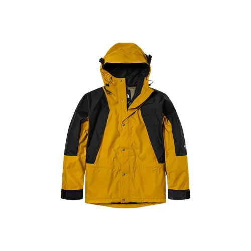 THE NORTH FACE Icon Windbreaker Jackets Unisex Black Yellow Multicolor