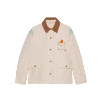 GUCCI SS23 Denim Jacket Men's Pink