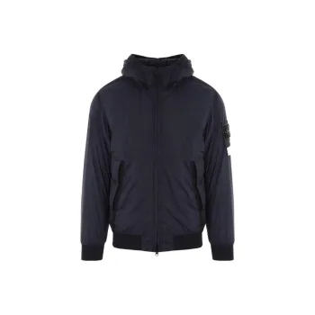 STONE ISLAND Logo Patch Hooded Track Jacket