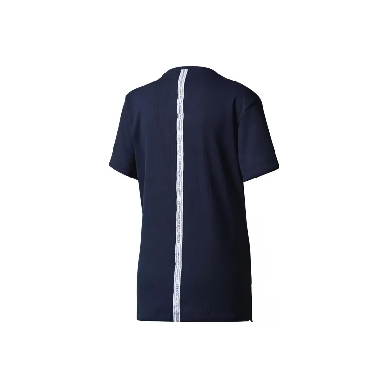 Adidas Originals T Shirt Women's Navy Blue-1