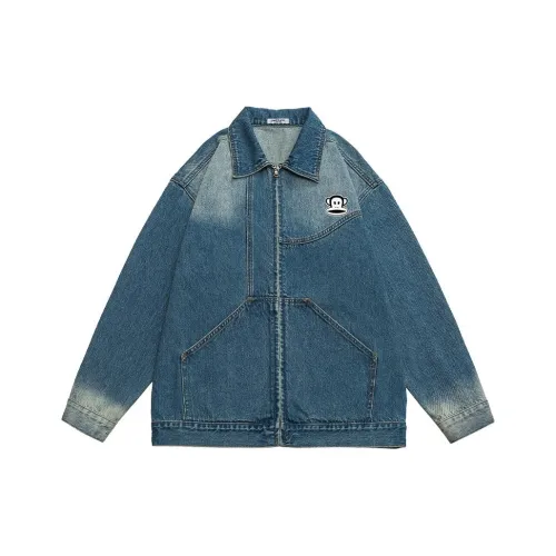 PAUL FRANK Denim Jacket Men's Medium Blue