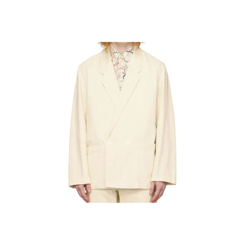 Lemaire Business Suits Unisex Gray White-0