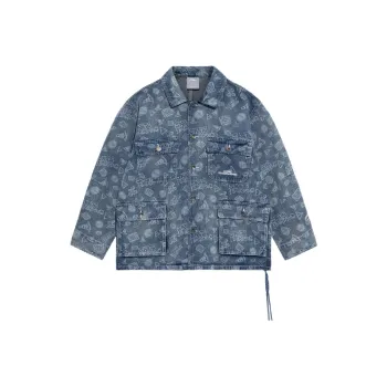 LiNing Denim Jacket Men's Light Blue