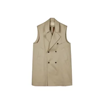 CROQUIS Vests Unisex 212 Light Gray Khaki