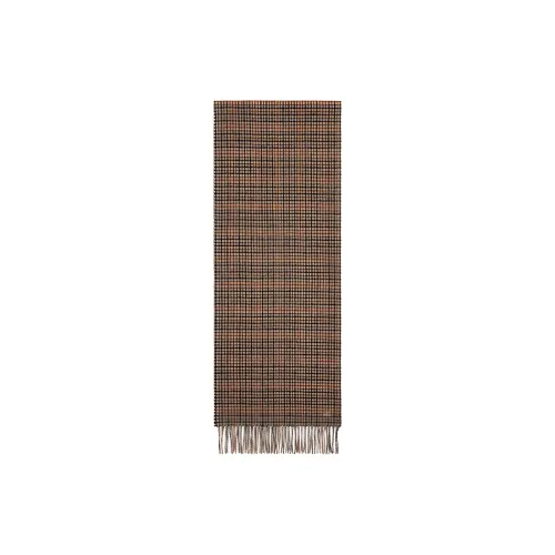 CELINE Cashmere Knit Scarves Women's Brown