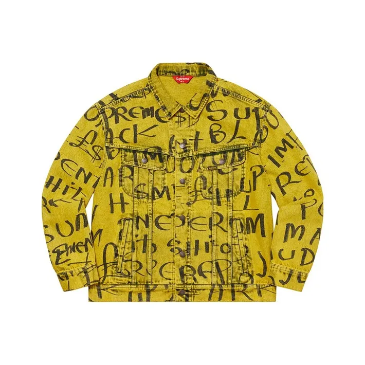 Supreme Black Ark Denim Trucker Jacket-0
