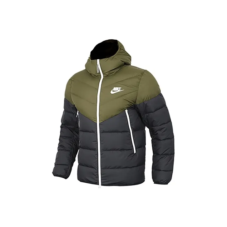 Nike Down Jackets Men Green Black Multicolor-0