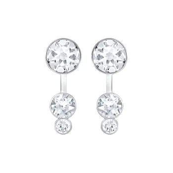 Swarovski Slake Stud Earrings Women's White Gold