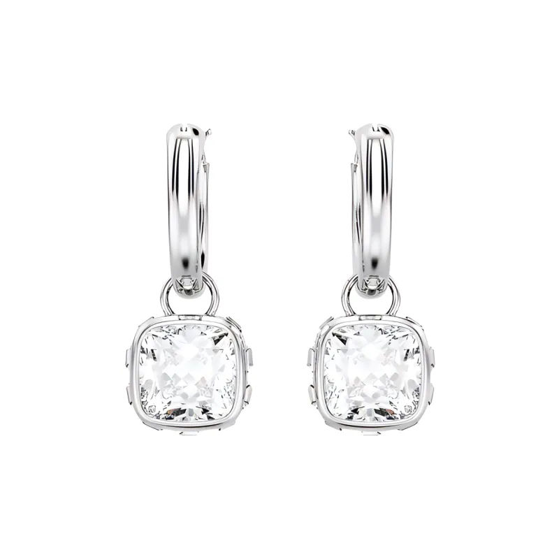 Swarovski Chroma Mini Hoop Earrings-1
