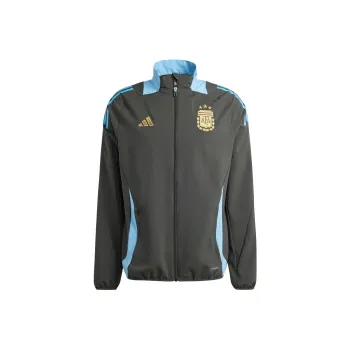 Adidas Tiro 24 ARGENTINA COMPETITION PRESENTATION Retro Sports Stand Collar Jackets Men's Carbon Black
