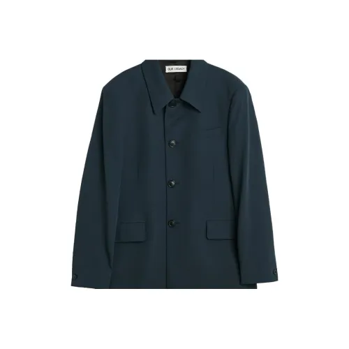 OUR LEGACY Business Suits Men Blue
