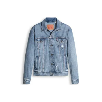 Levis Loose Fit Denim Jacket Unisex Blue