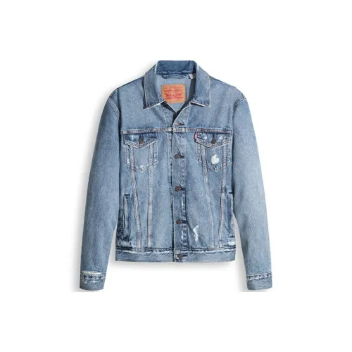 Levis Loose Fit Denim Jacket Unisex Blue