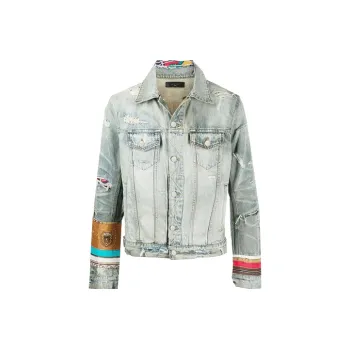 AMIRI Patch Scarves Trucker Jacket