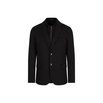 EMPORIO ARMANI Business Suits Coats Men's Black