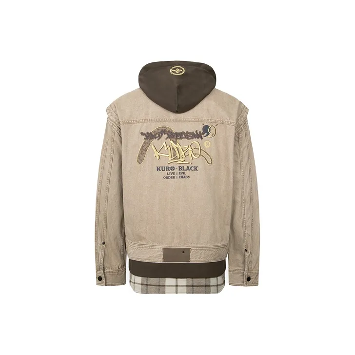 EVISU Denim Jackets Men Earth Tone-0