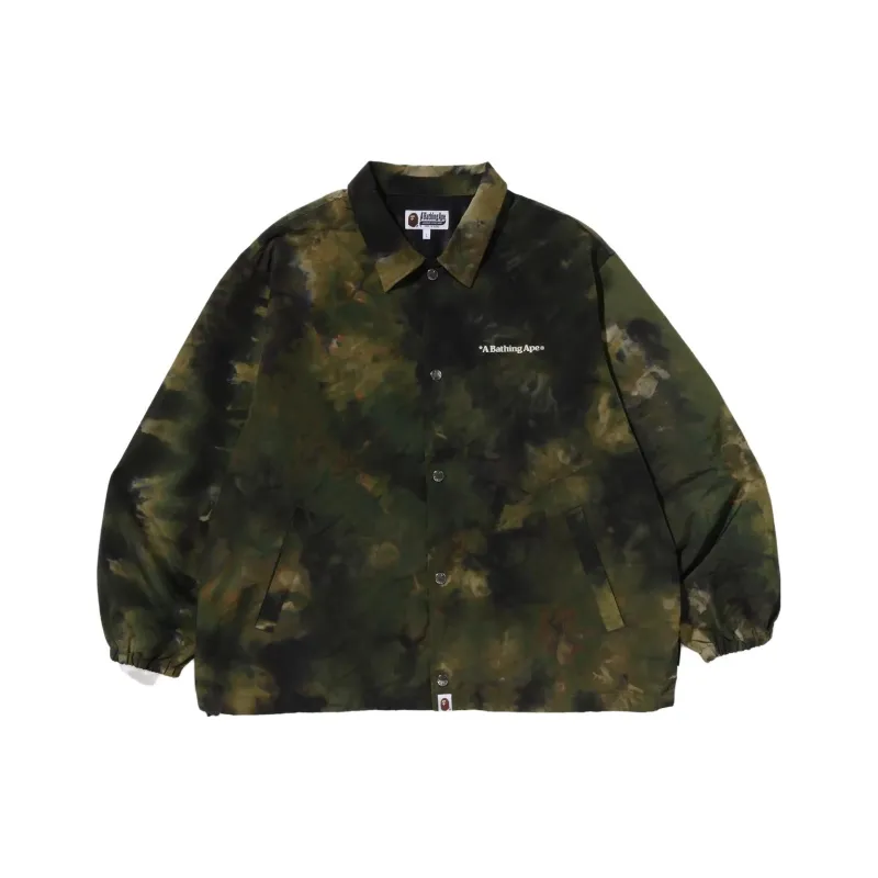 A BATHING APE Chusen Dye Relaxed Fit Coach Jacket-0