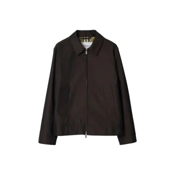 Burberry Harrington Zipped Shirt Jacket