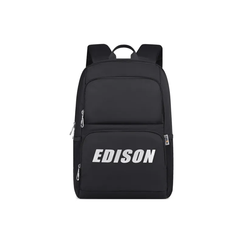 EDISON School Travel Nylon Backpack Unisex Multicolor-21