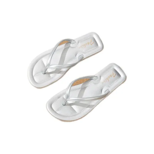 NAIHUO Summer Thin Sole Flip Flops For Women's, Outerwear Sandal Toe Shoes, Fashion Versatile