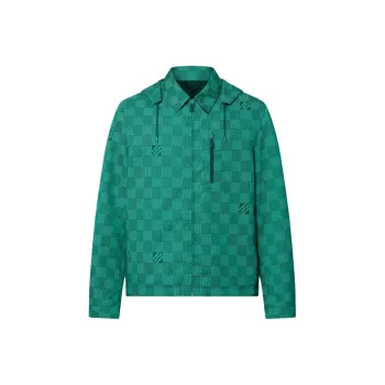 LOUIS VUITTON Printed Nylon Hooded Windbreaker