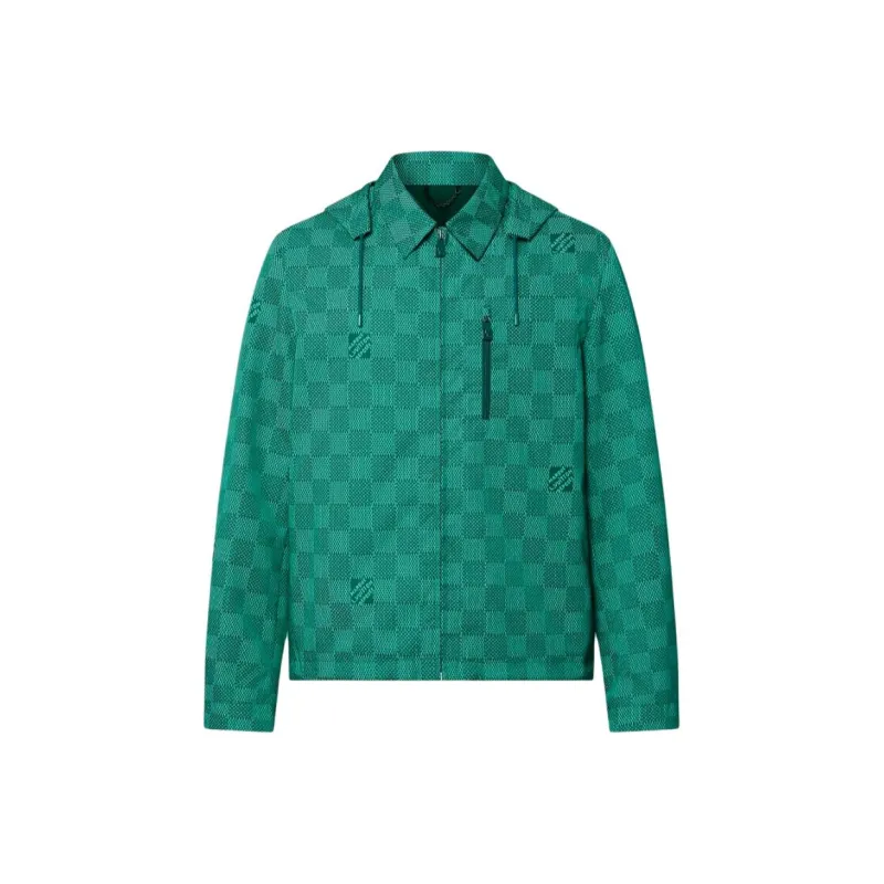 LOUIS VUITTON Printed Nylon Hooded Windbreaker-0