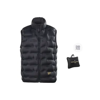 GOLDFARM Down Jacket Vest Unisex Black