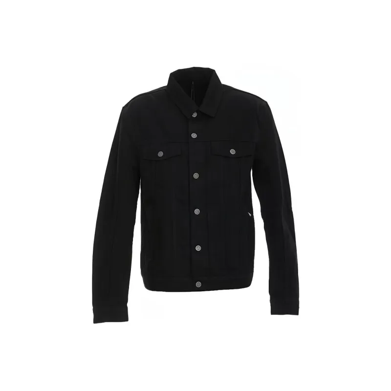 BALMAIN Denim Jackets Men Black-0