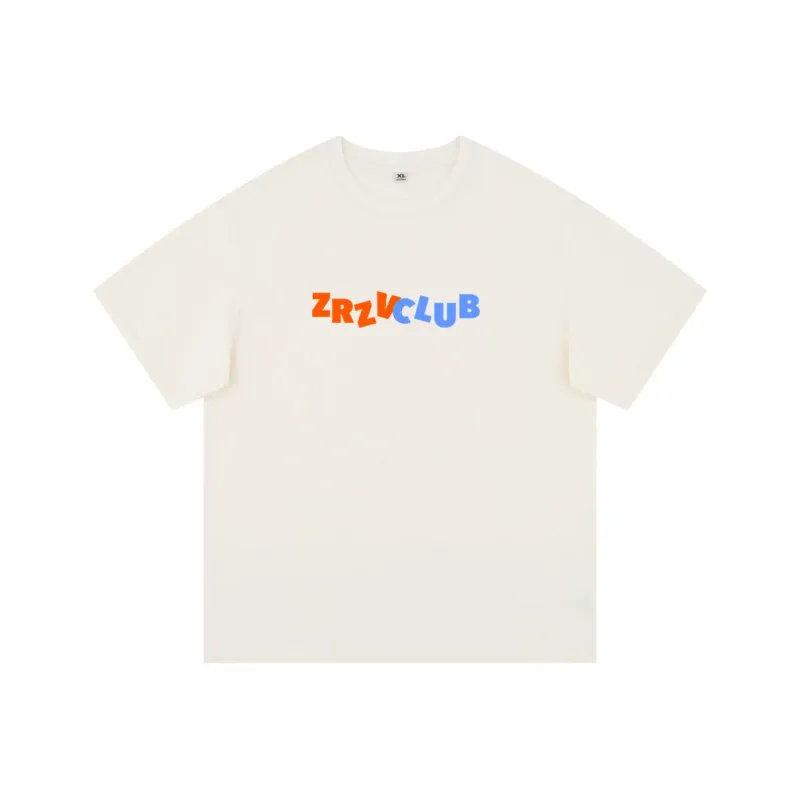 ZRZV T Shirt Unisex Beige Apricot-0