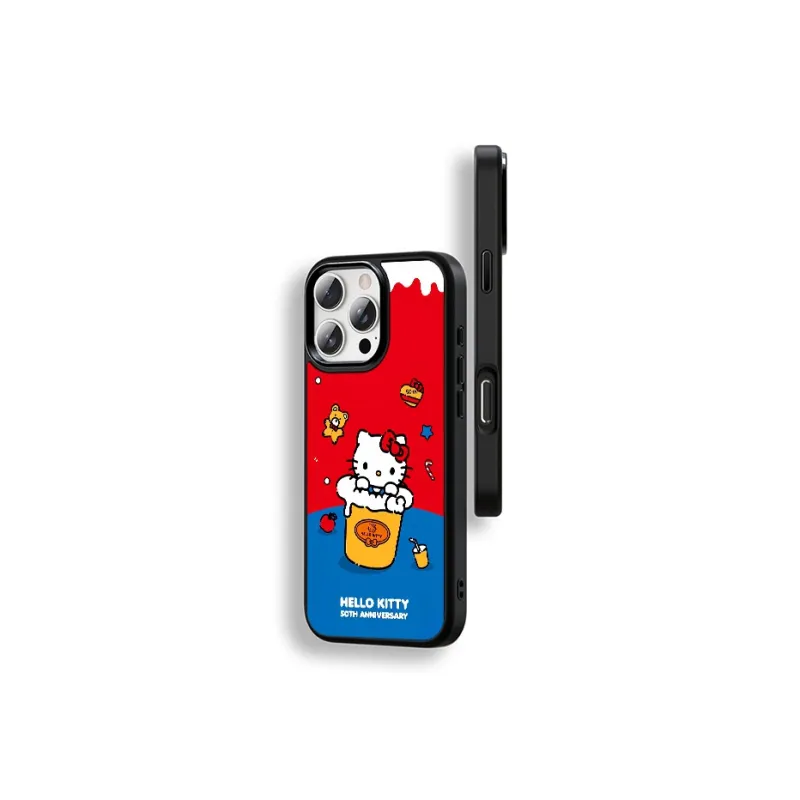 Sanrio Matte Material Gilded Magnetic Cute High End Phone Case Compatibility IPhone16ProMax/15/14/13/12proma Cartoon-2
