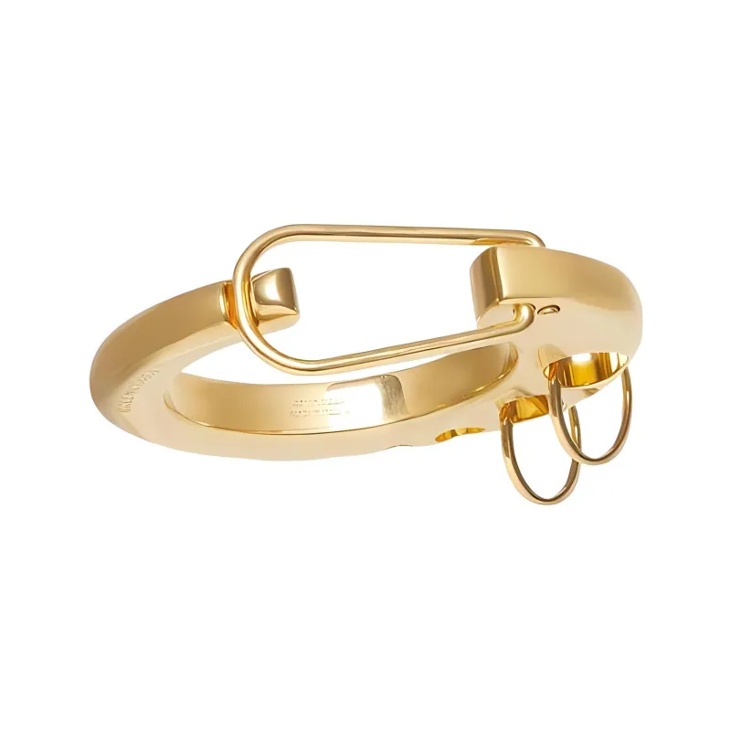 Balenciaga Brass Bangles Women's Gold-0