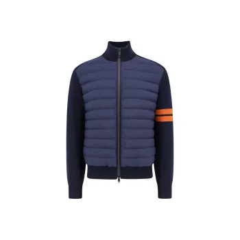 Ermenegildo Zegna Zip Up Quilted Padded Jacket