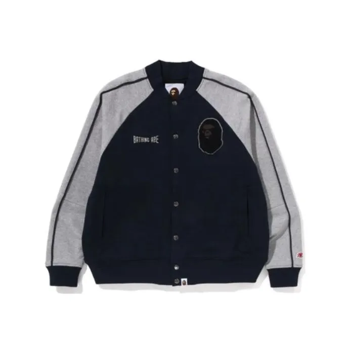 Bape Sweat Varsity Jacket-6