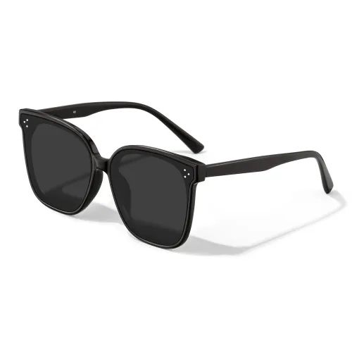 LASHION TR/Memory Plastic Plate Frame Square Sunglasses Unisex