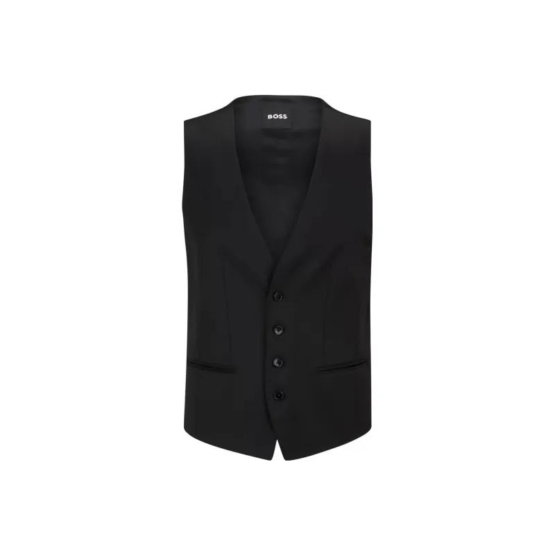 Boss Single breasted Tailored Waistcoat-0