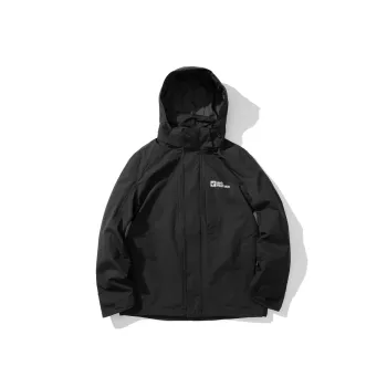 Jack Wolfskin Water Resistant Windproof Breathable Water Repellent 3 in 1 Windbreaker Jacket Unisex