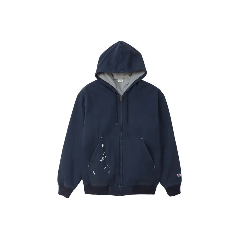 Champion FW24 Jackets Coats Men's Dark Marine Blue-0